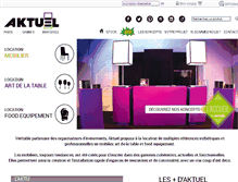 Tablet Screenshot of aktuel.fr